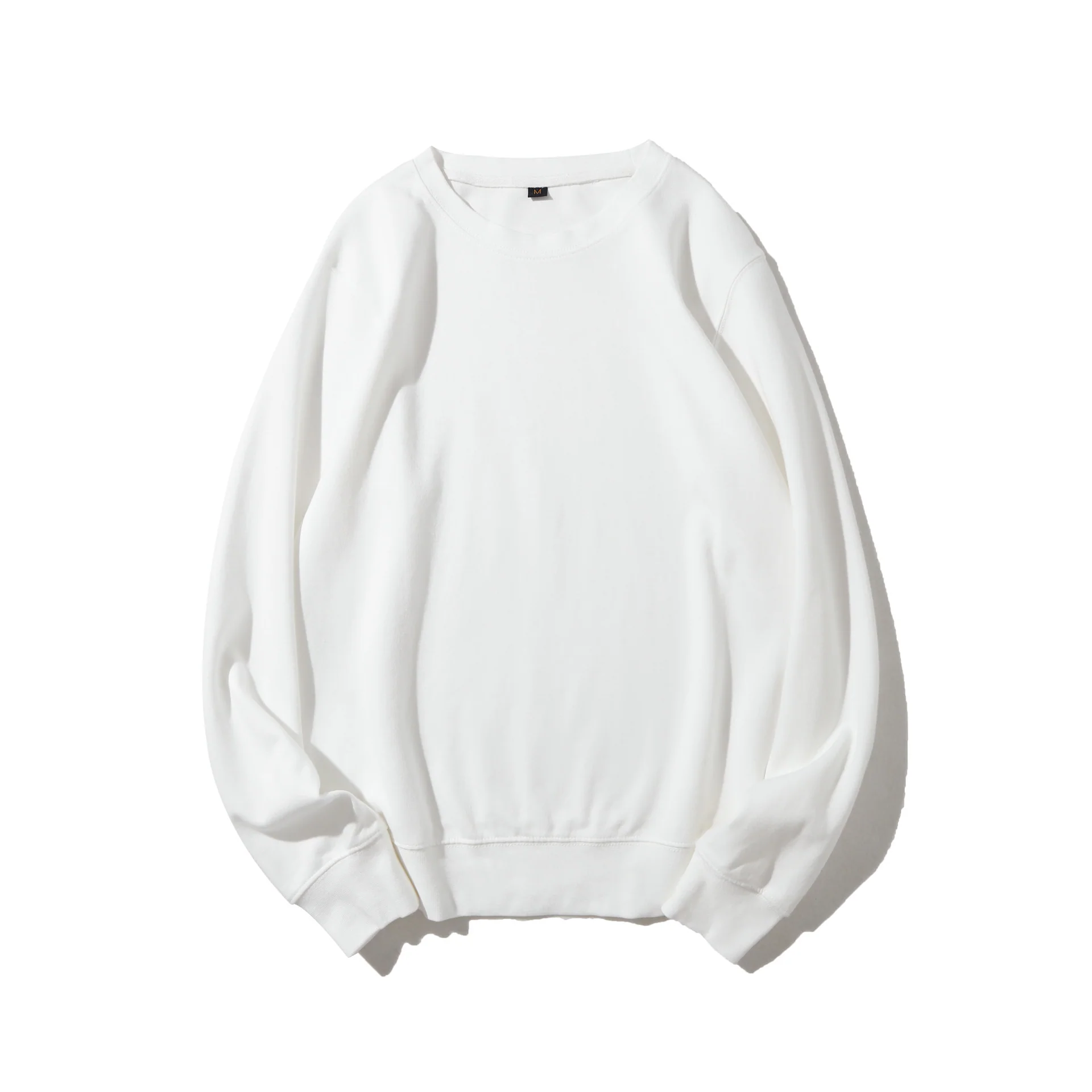 Solid Healthy Round Neck Sweater Long Sleeve