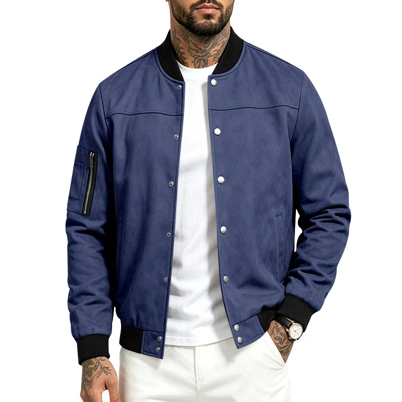 Sporty Suede Jacket