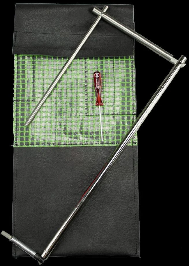 Lockdown door opening tool with wooden case
