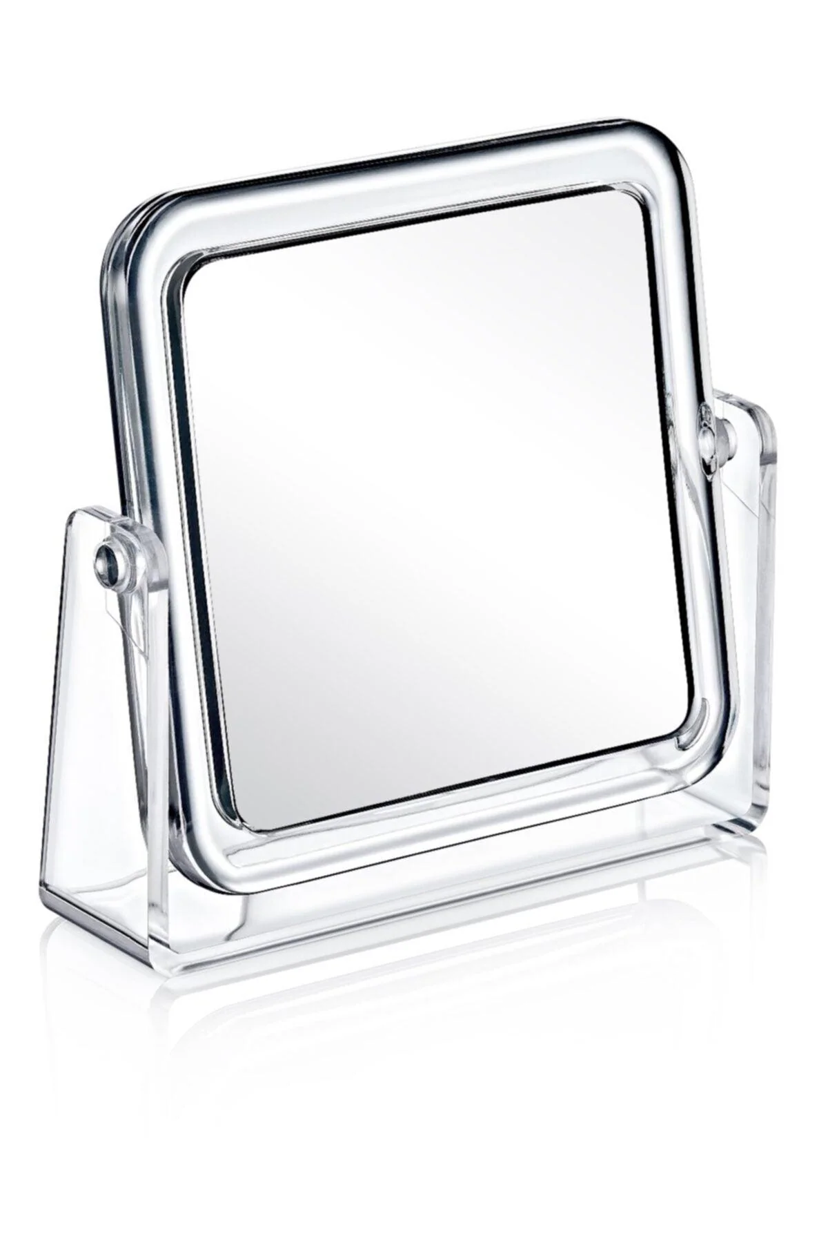 360° rotating make-up mirror with 1x and 3x magnification