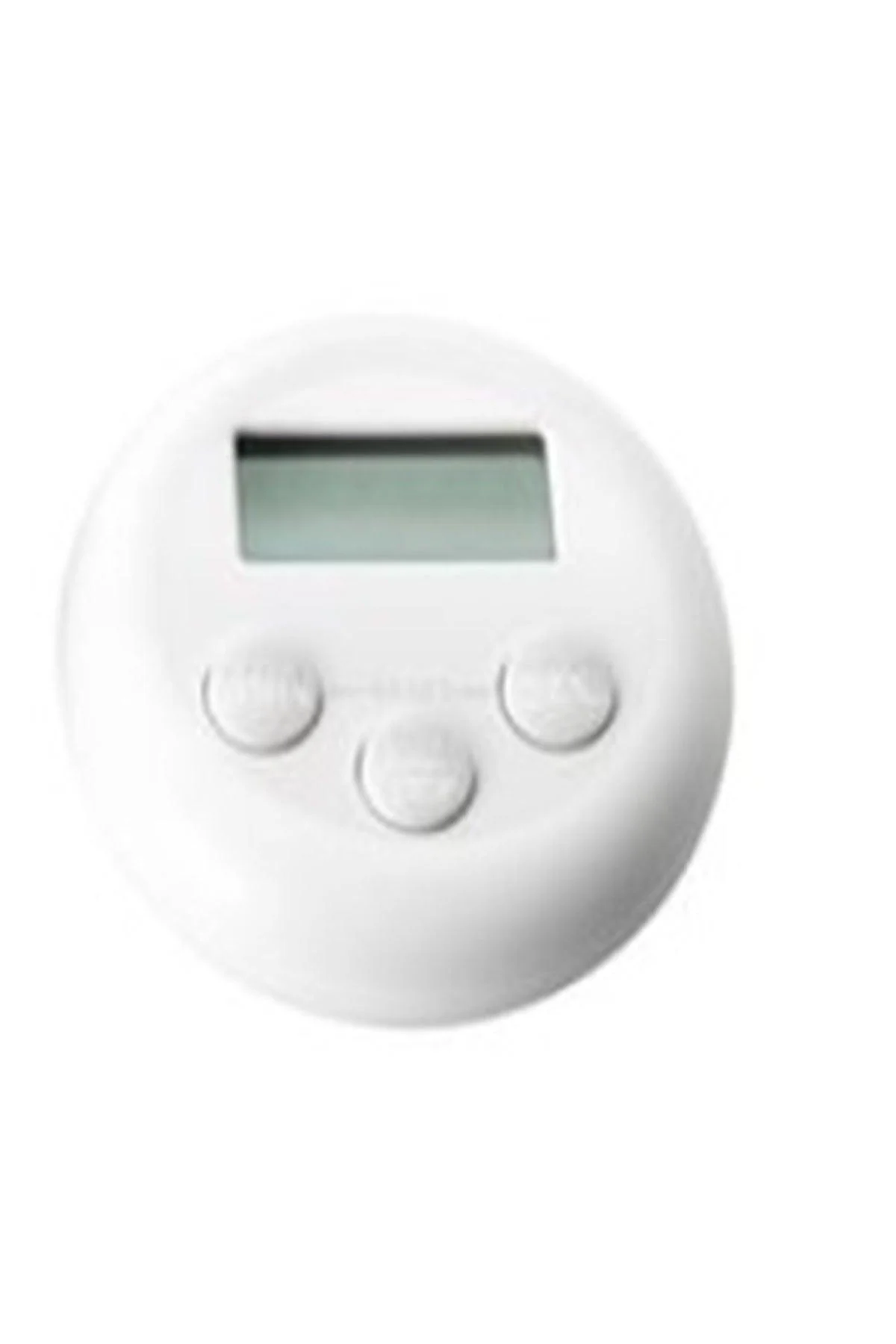 White ABS plastic timer with neodymium magnet