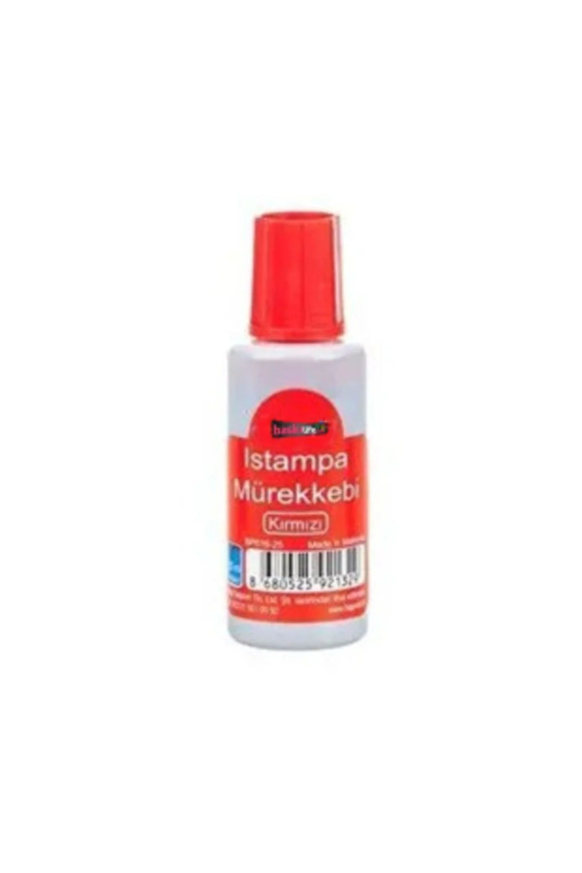 Red stamp pad ink bottle 20 ml