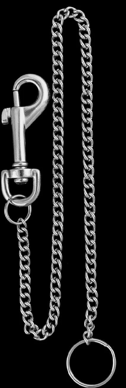 Nickel‑Plated Steel Carabiner Keychain – 75 cm Loop