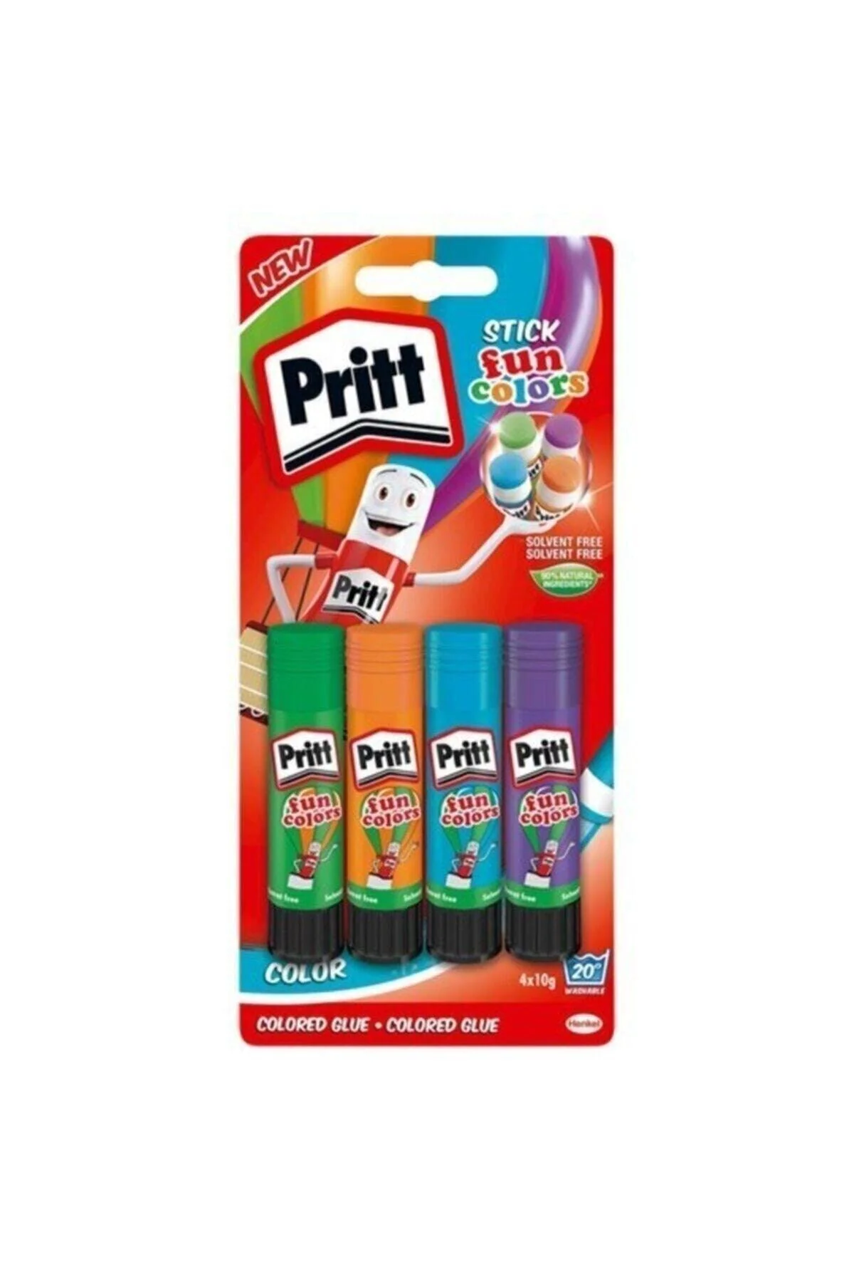 Assorted colored adhesive sticks for crafts and repairs