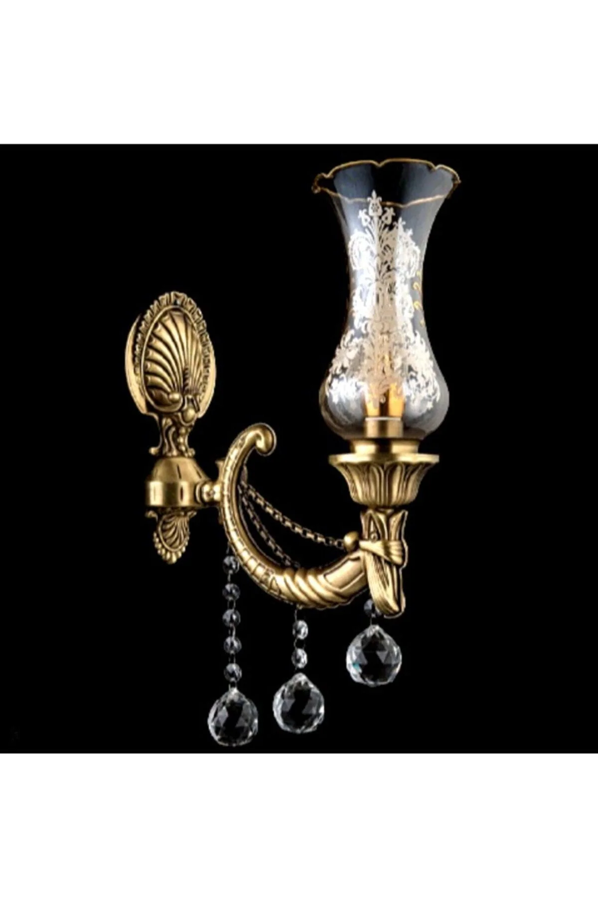 Stone-effect wall sconce with 14 E27 sockets wall length 18cm