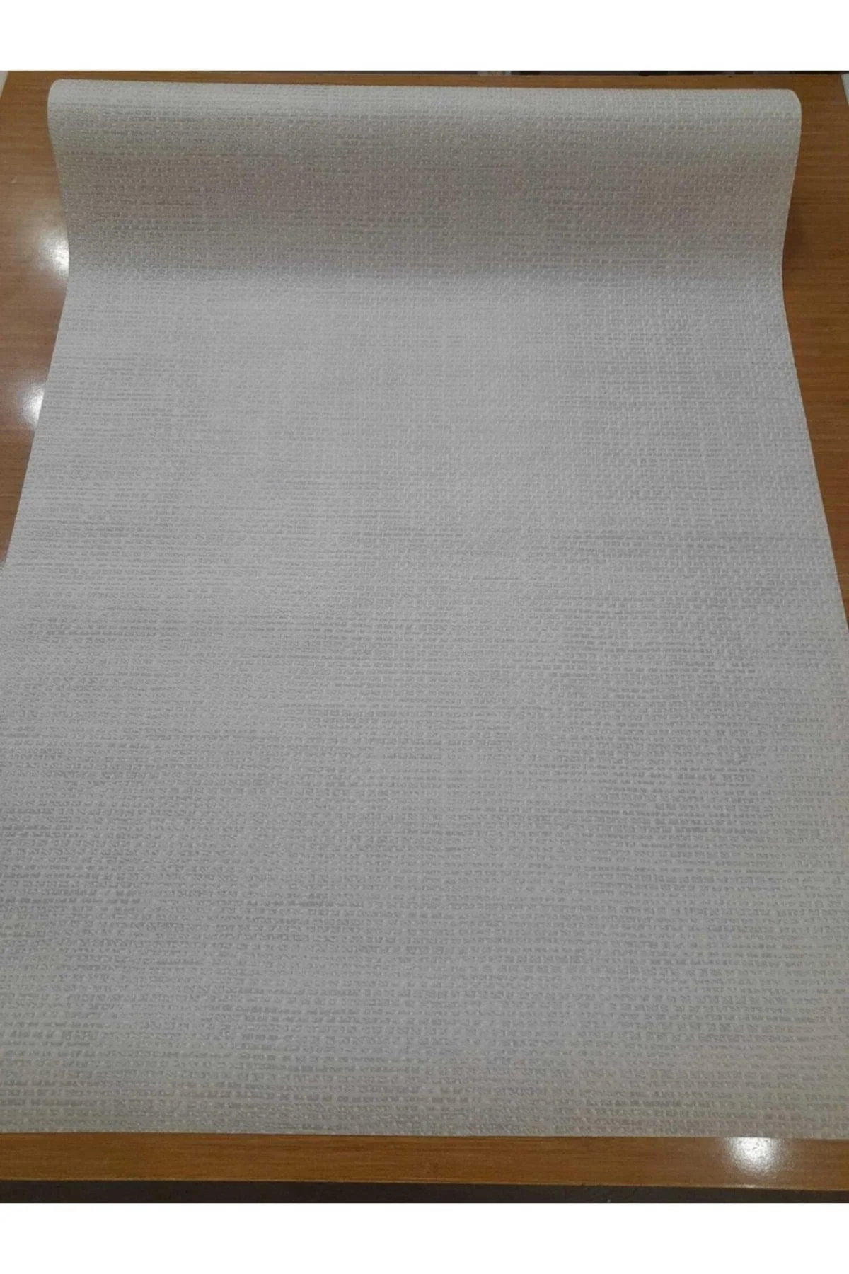 Gray Straw‑Pattern Embossed Wallpaper (5 m²)