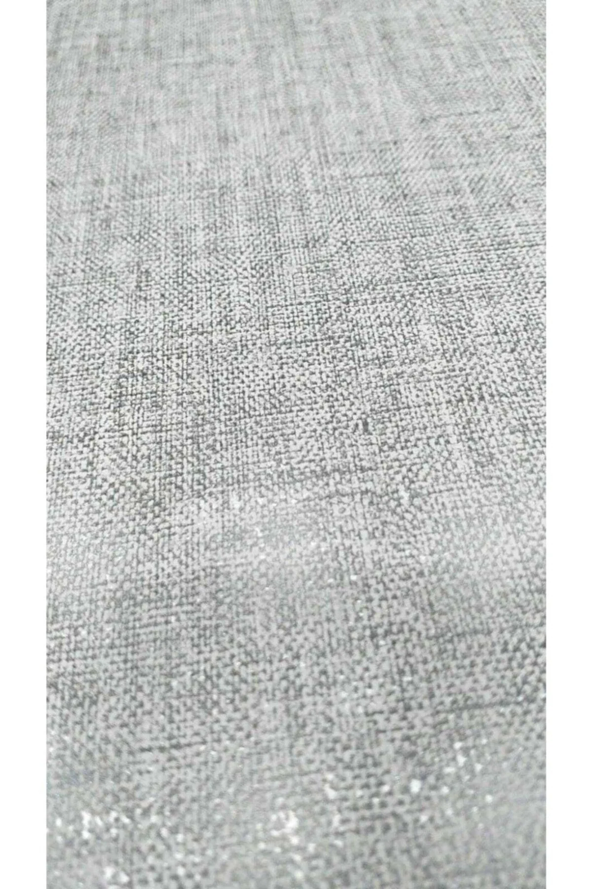 Straw‑Pattern Gray and Silver Wallpaper – 5 m² Roll