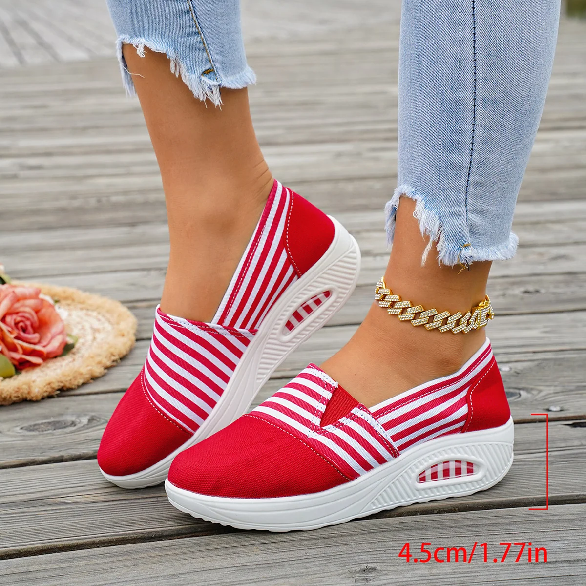 Striped Sneakers
