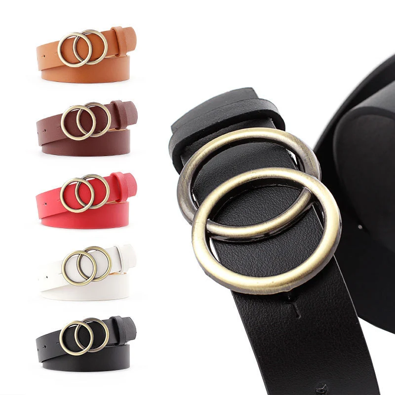Stylish Double Ring Belt for Men