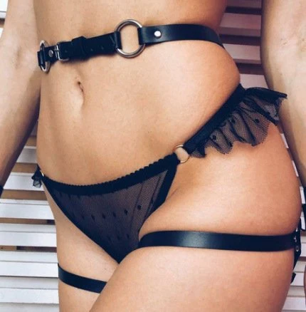Stylish Leather Belt Chain