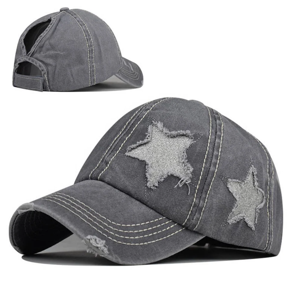 Summer Sequined Baseball Cap for Women