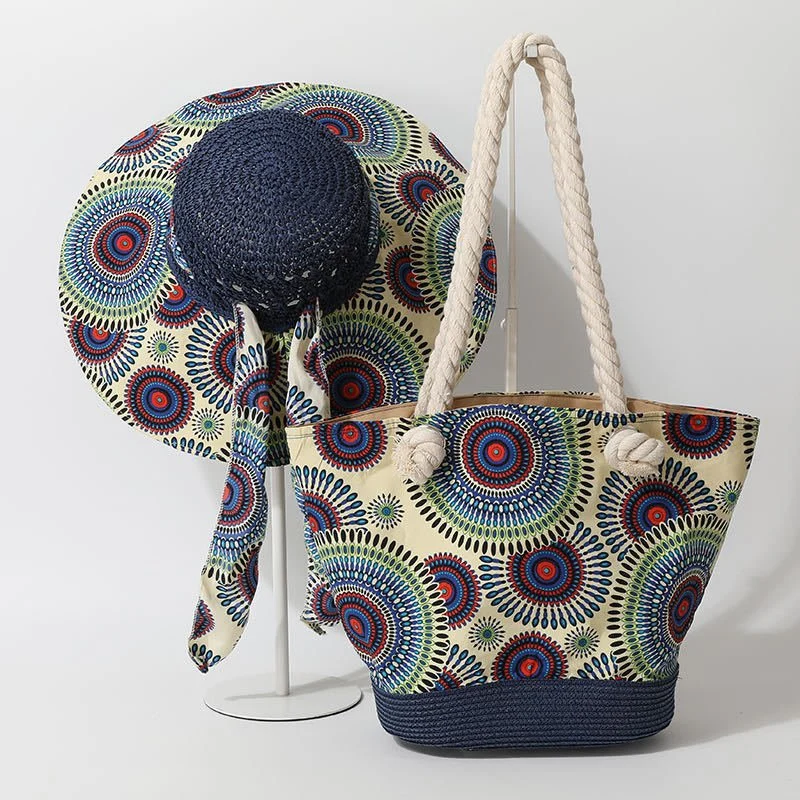 Sun Hat & Tote Bag Set