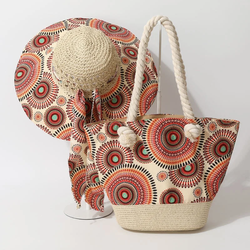 Sun Hat & Tote Bag Set