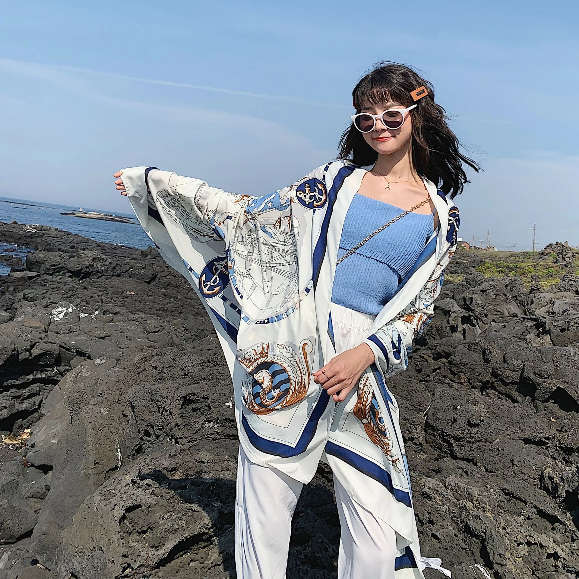 Sun-Protective Women's Shawl Scarf Set