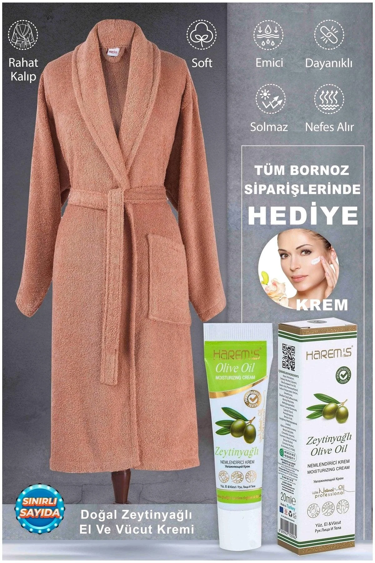Soft cotton bathrobe in burgundy – lightweight and highly absorbent