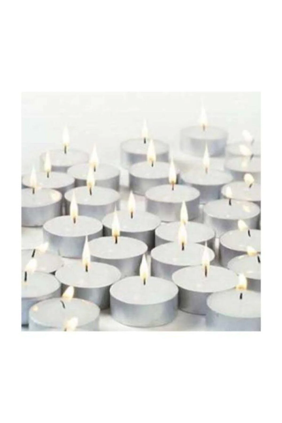 White LED Tealight Candles – Pack of 100