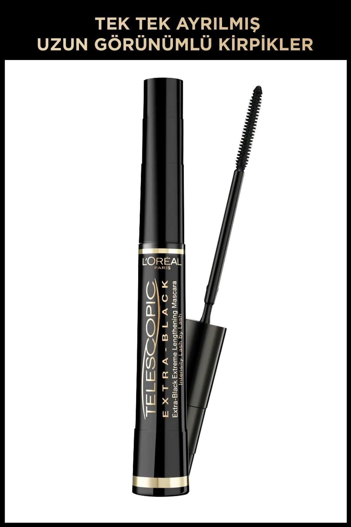 Carbon Black Lengthening Mascara with Flexible Comb