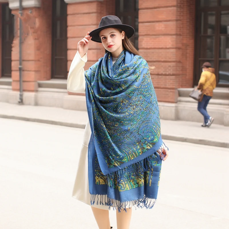 Thick Wool Cape Shawl for Spring & Autumn