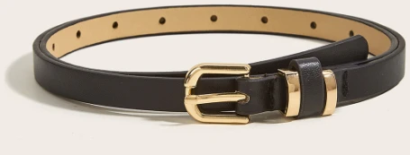 Thin Pin Buckle Belt for Men