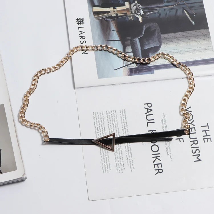 Thin Triangle Belt for Summer Style