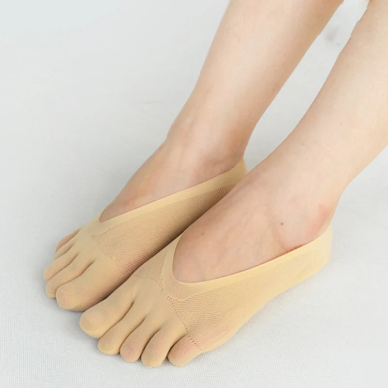 Thin Women's Five-Finger Socks for Summer