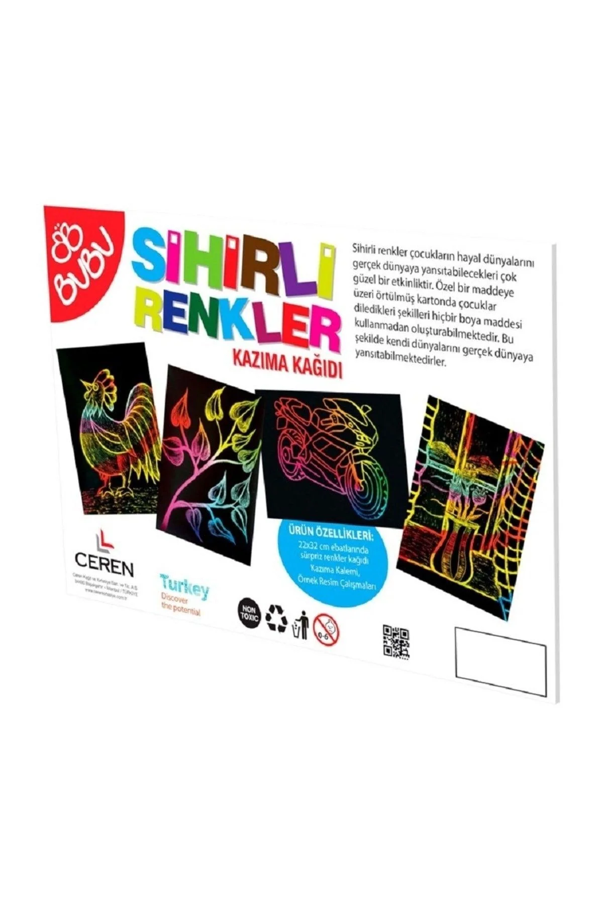Magic Scraping Paper for Kids - 12 Sheets