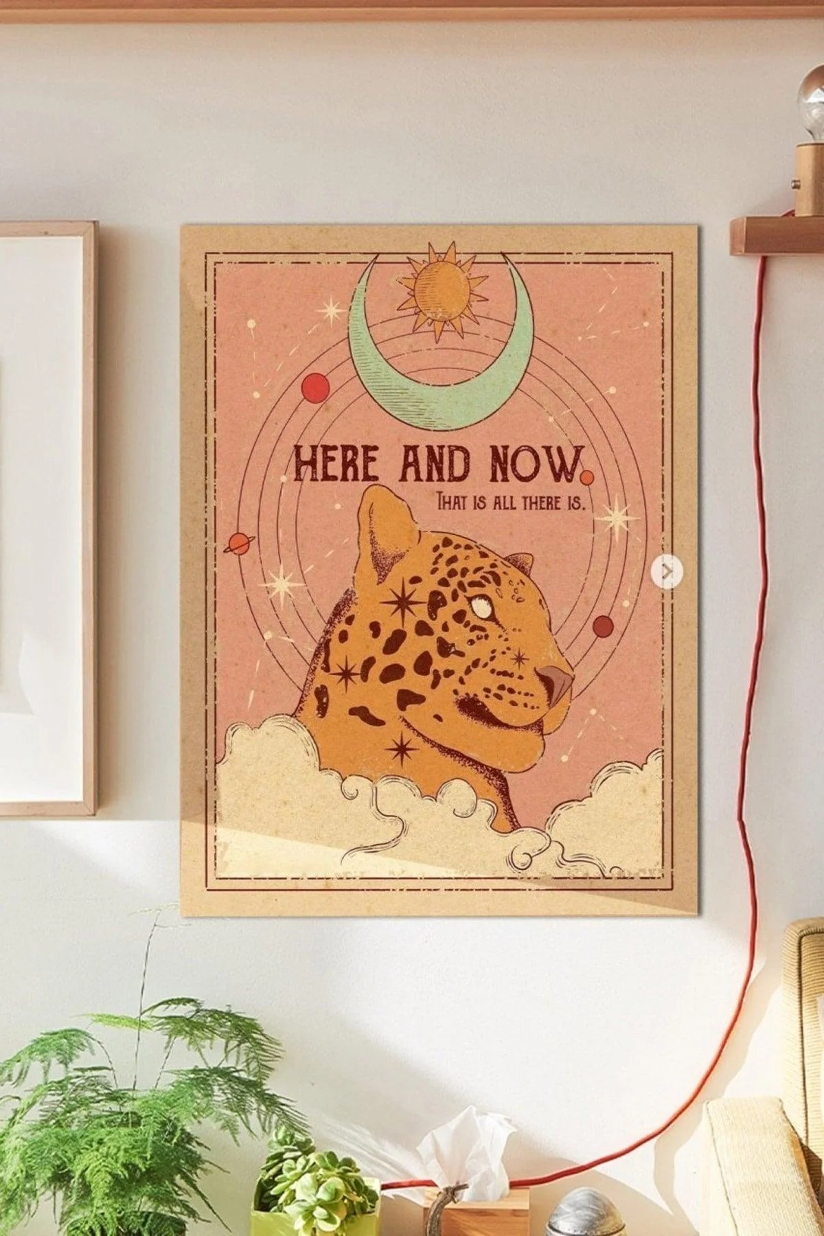 Large tiger wall poster 45 x 30 cm