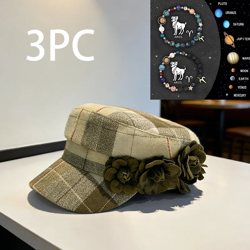 Timeless Checkered Lady's Hat