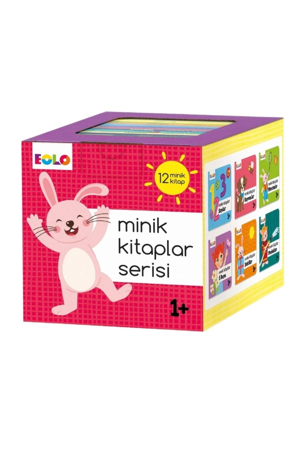 12-piece baby board book set for early learning