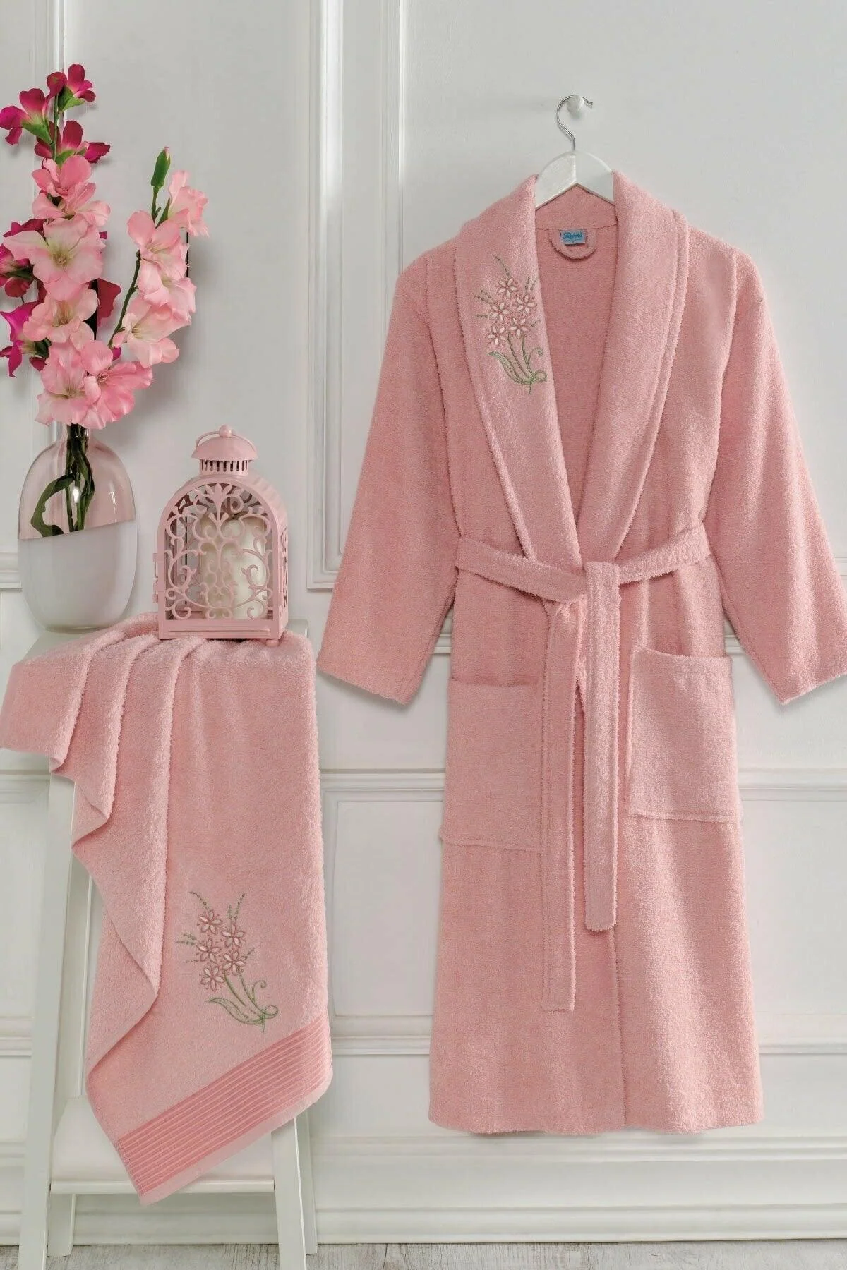 Soft Cotton Towel Bathrobe for Men and Women