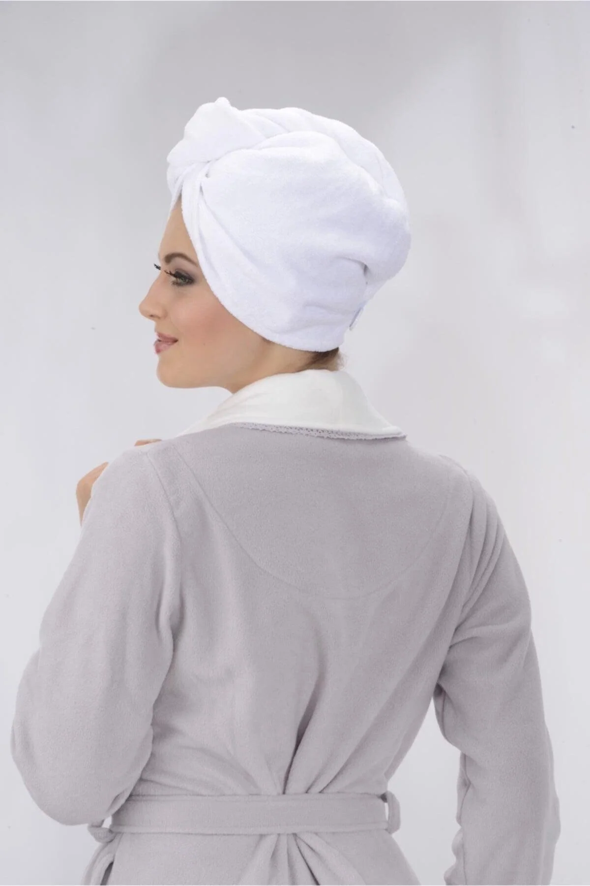 3-pack microfiber hair drying cap for gentle hair care