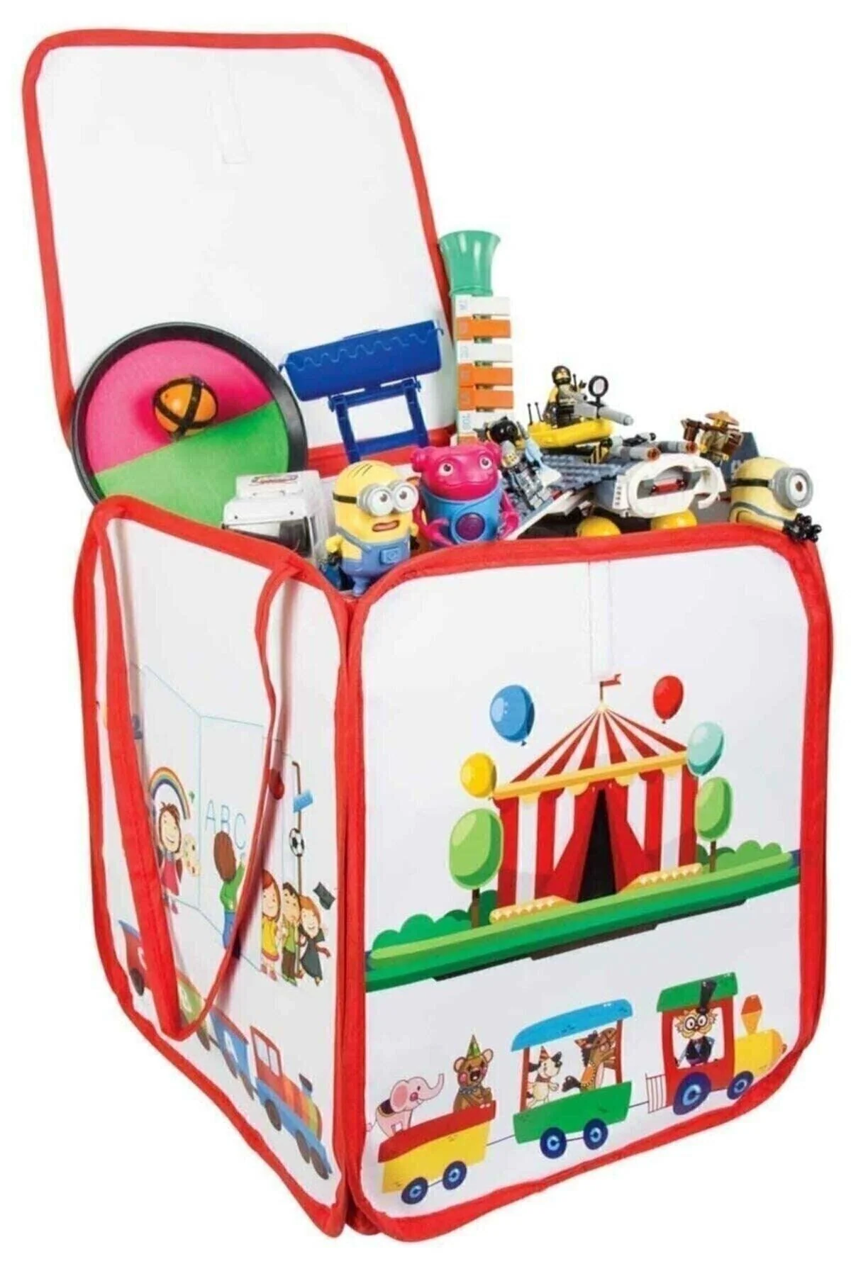 Mesh toy storage basket net organizer