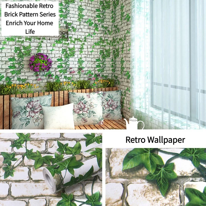 Transform Your Space with 3D Brick Effect Wallpaper