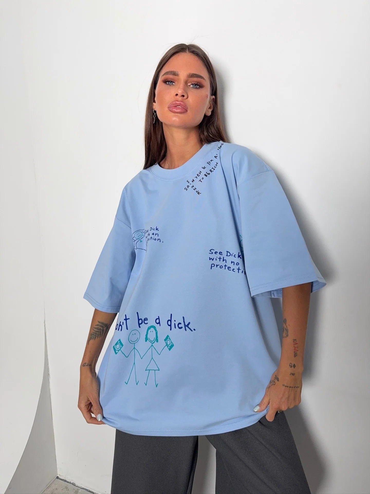 Trendy Letter Print Tee
