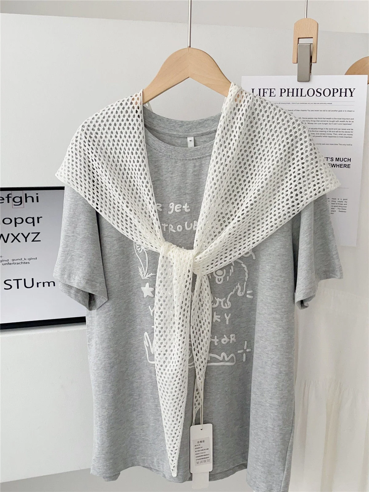 Triangle Scarf for Women - Soft Polyester Shawl