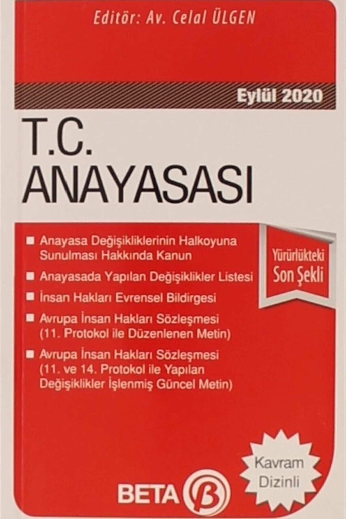 Turkish Constitution – September 2020 Edition – Updated Legal Text