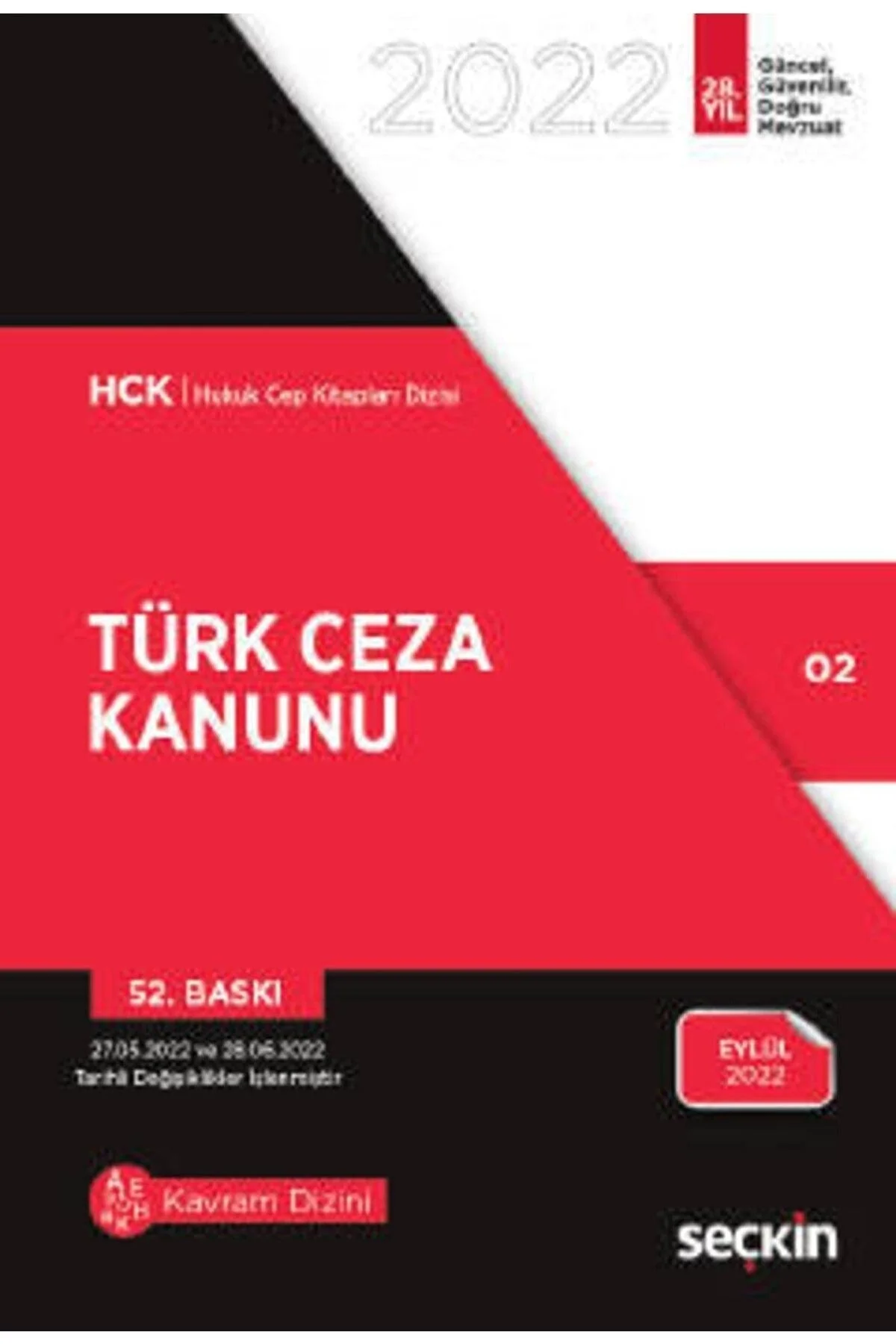 Turkish Penal Code 52nd Edition with Updated Legislation