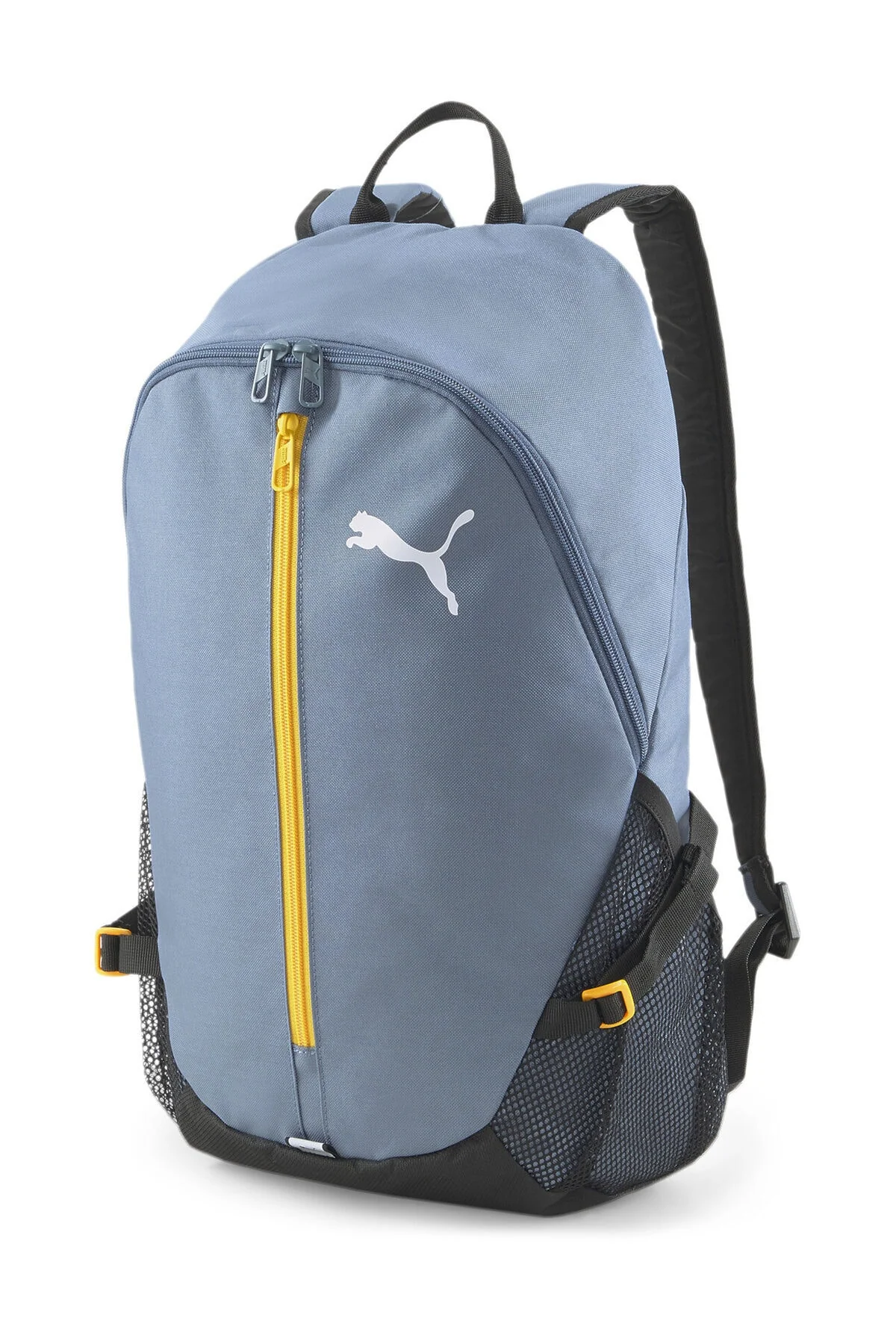 Unisex durable polyester backpack with mesh compartments