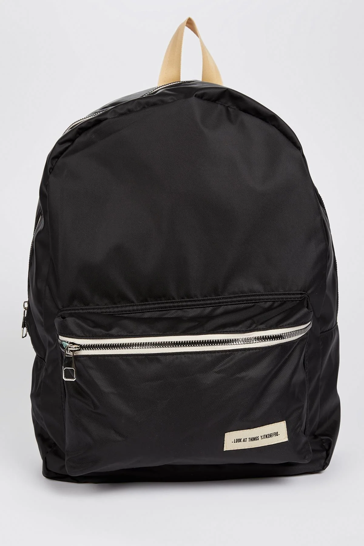 Unisex polyester school backpack with adjustable strap