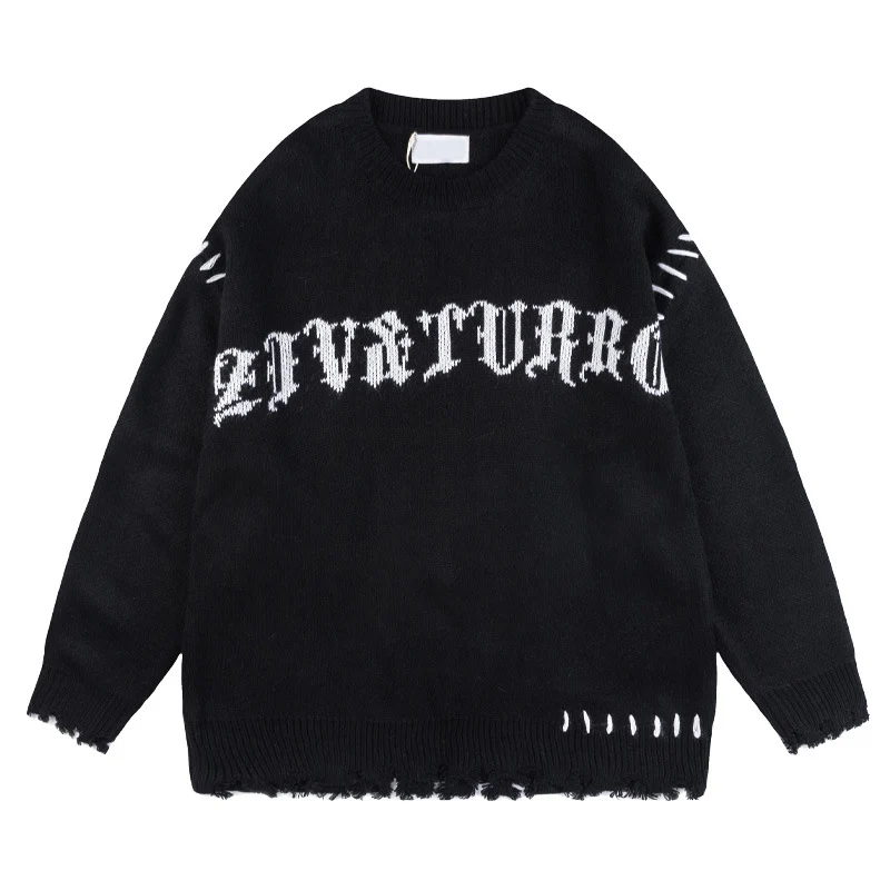 Unisex Oversized Casual Knit Sweater