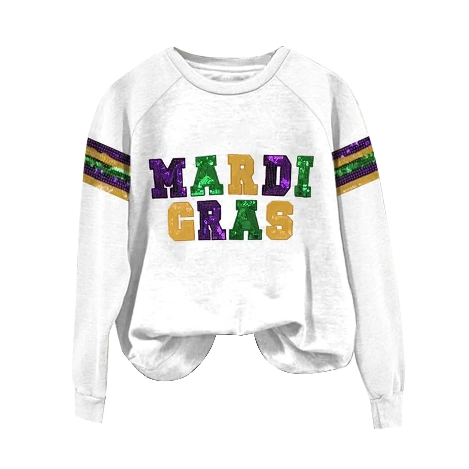 V-Neck Multi-Color Printed Women's Sweater
