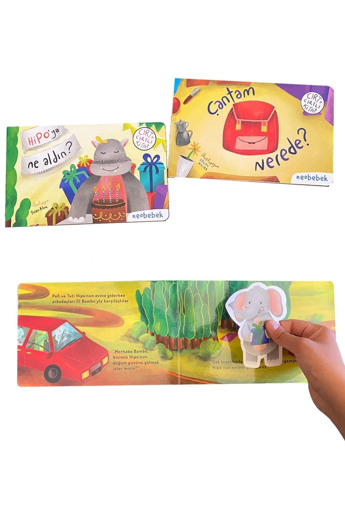 Velcro educational book set for early readers