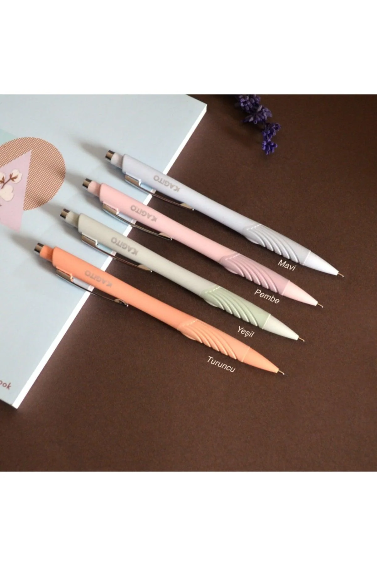 0.7 mm mechanical pencil with erasable tip in green