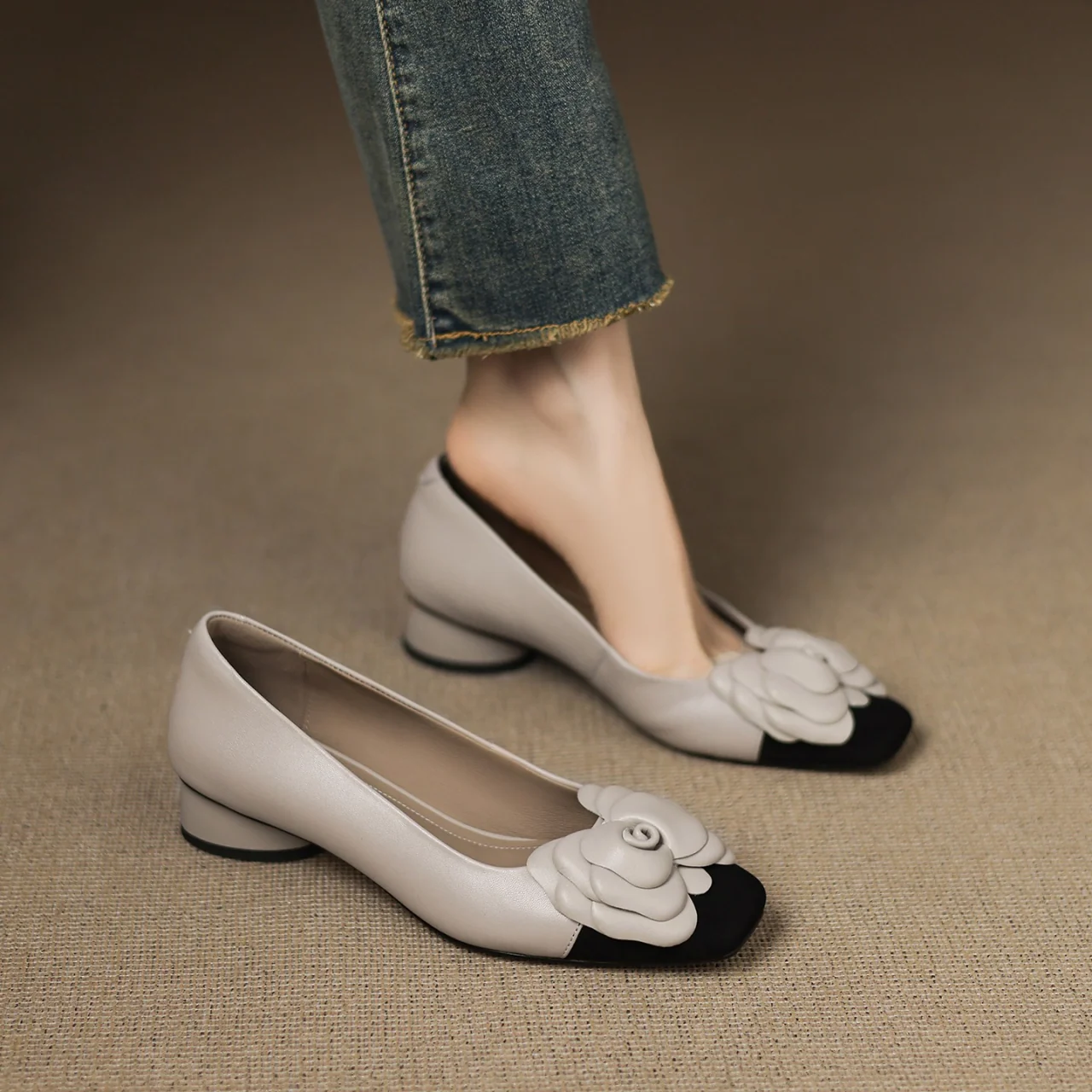Versatile Block Heel Shoes
