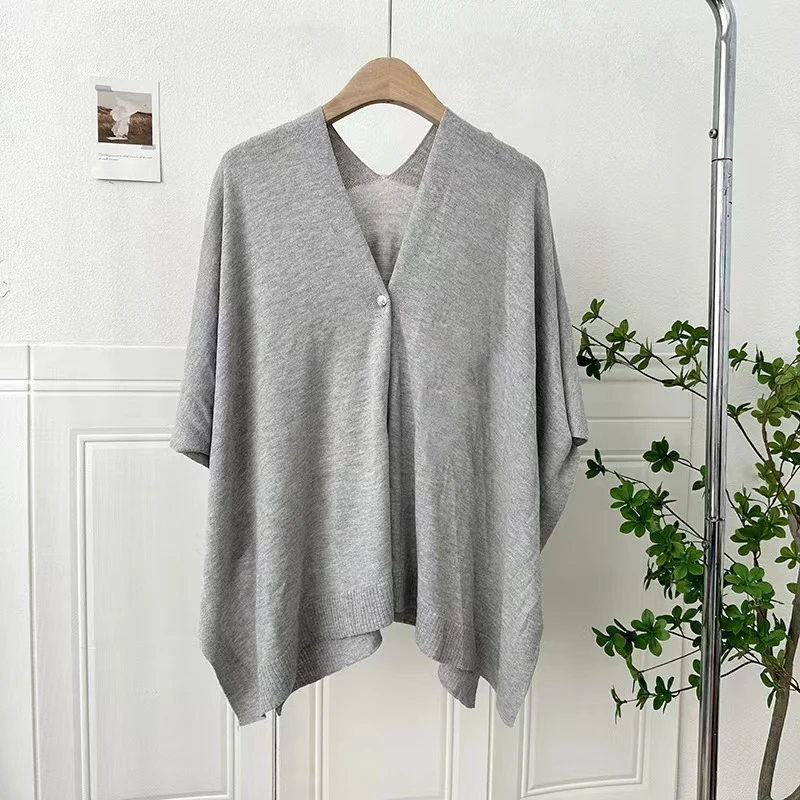Versatile Summer Cardigan with Buckle