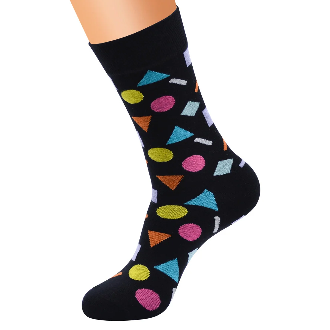 Vibrant Geo Socks