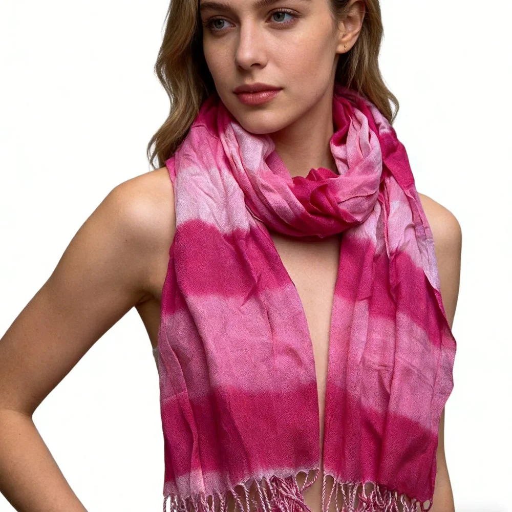 Vibrant Pink Scarf