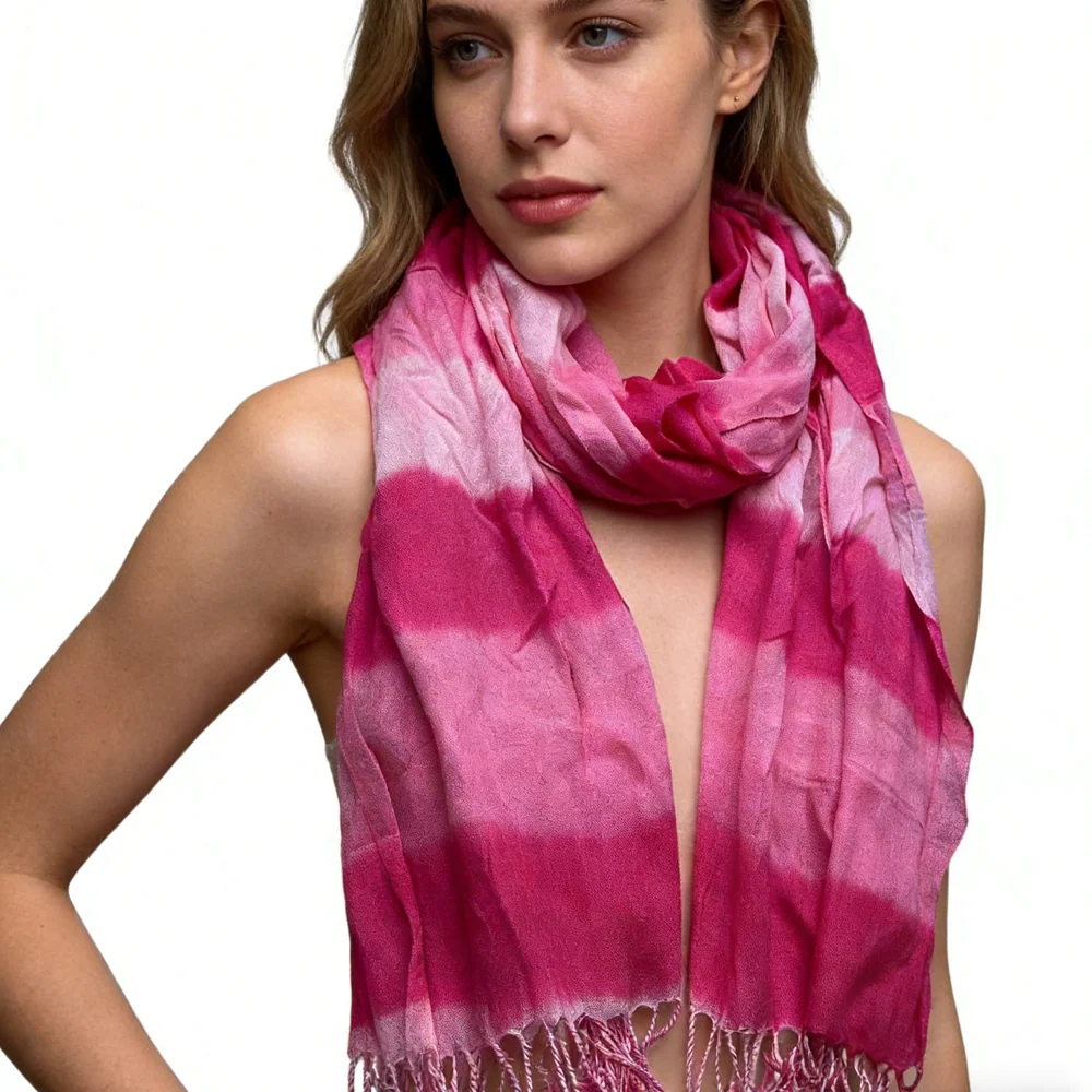 Vibrant Pink Scarf