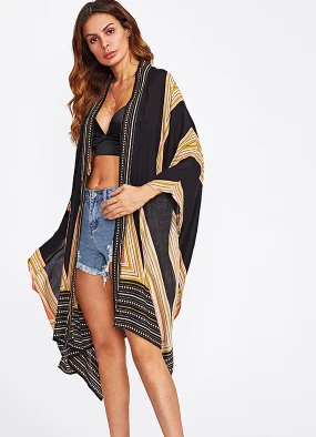 Vibrant Safari Kimono