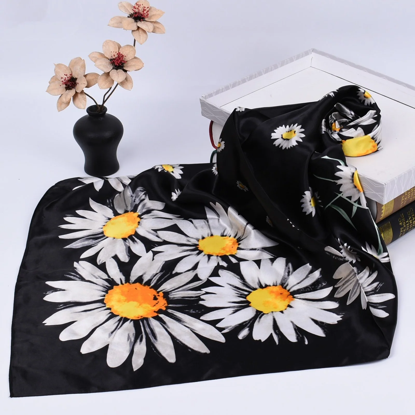 Vibrant Satin Decorative Towel